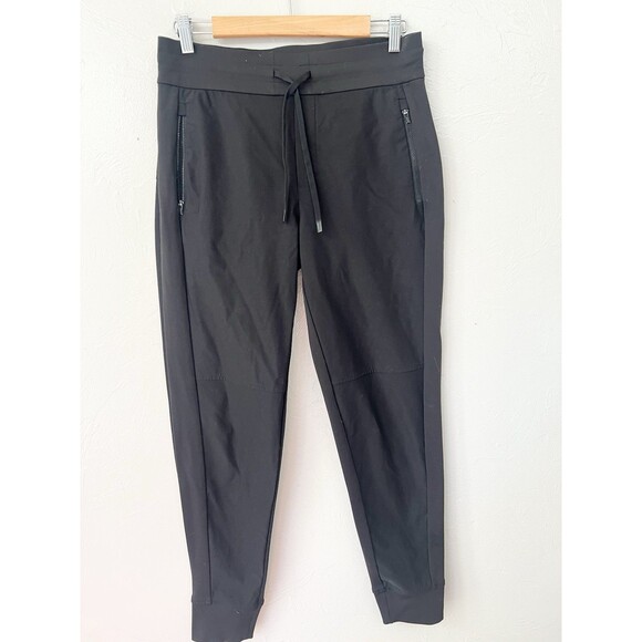 Athleta Headlands Hybrid Trek Jogger Pants Black Size 6 486183 Travel Casual - Picture 2 of 8